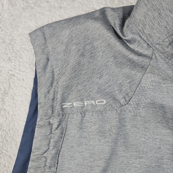 Zero Restriction Kiely Water Repellent Reversible Vest Blue / Gray Men's XL - Picture 5 of 12